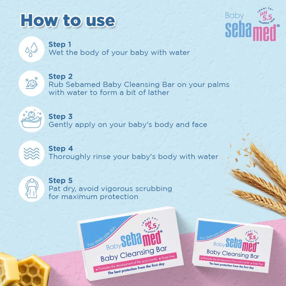 Sebamed baby best sale cleansing bar 100g