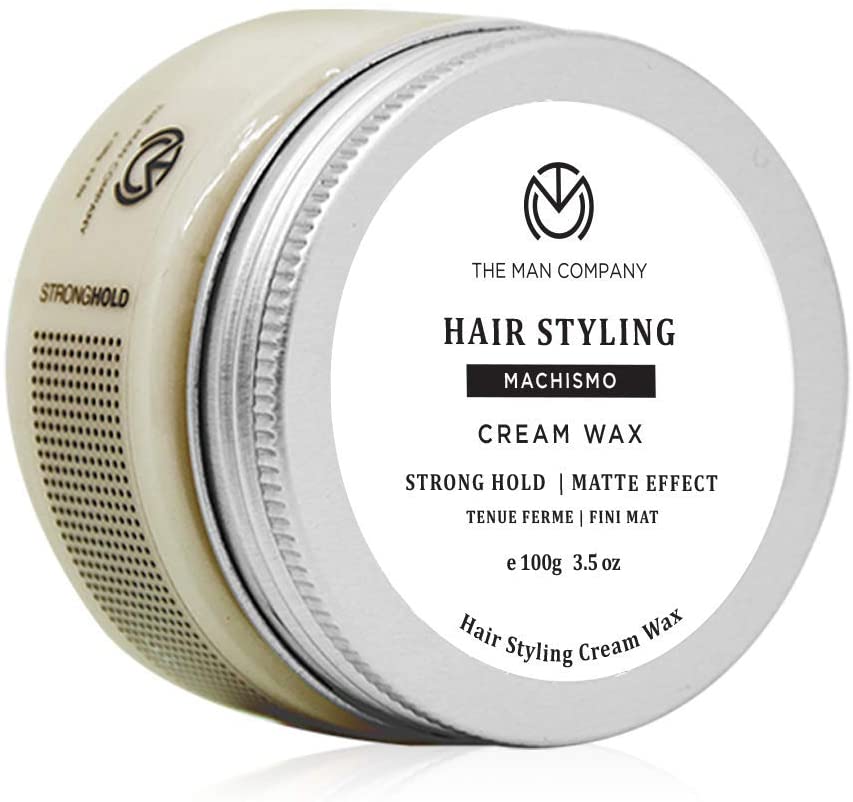 The Man Company Strong Hold Cream Wax - Machismo | Hair Styling, Strong  Hold, Hair nourishment | Beeswax | Non Greasy, Easy To wash | 100gm -  Bluebaskit