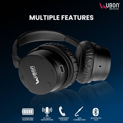 Ubon HP 800 Active Noise Cancelling Wireless ANC headphone