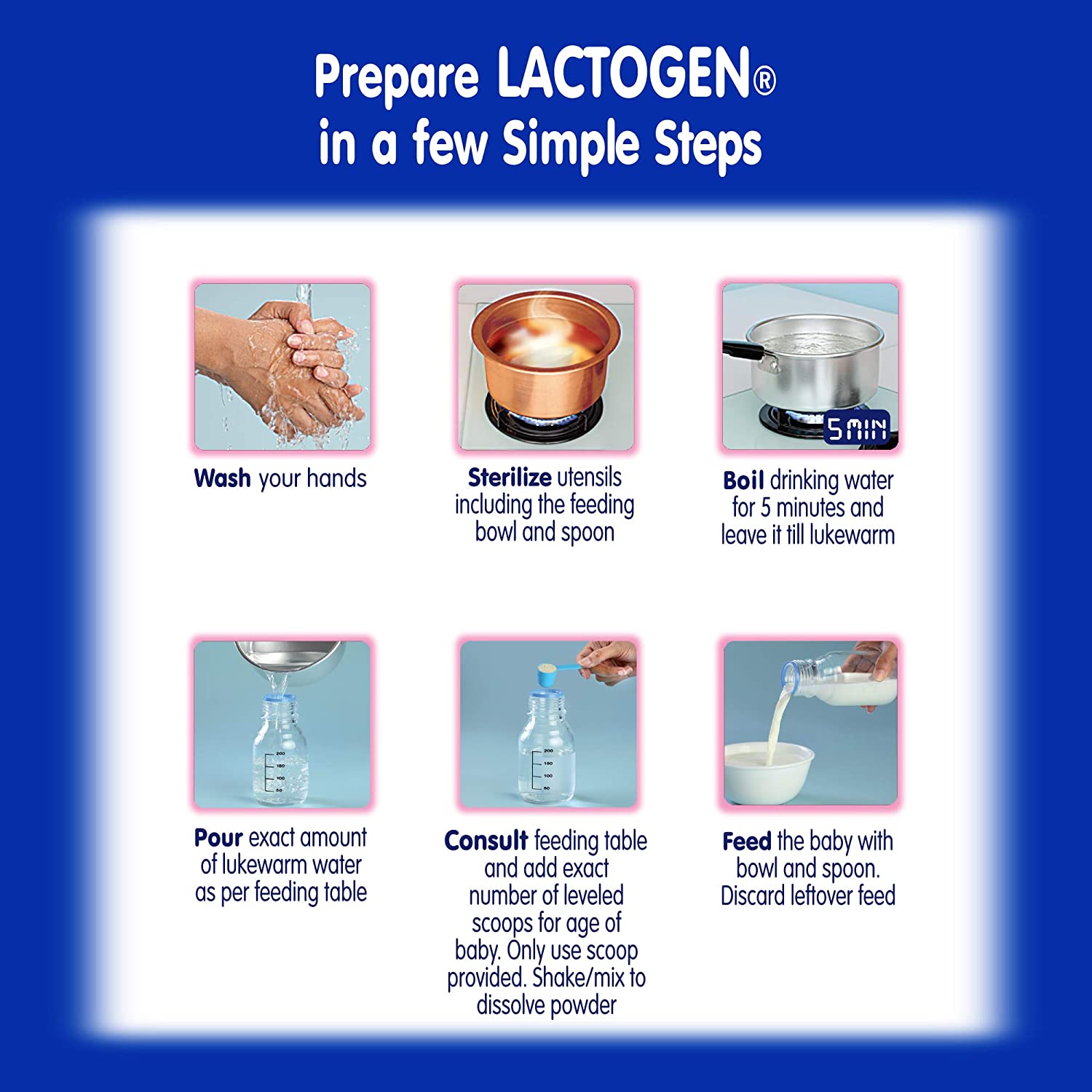 Lactogen for 4 months sales baby